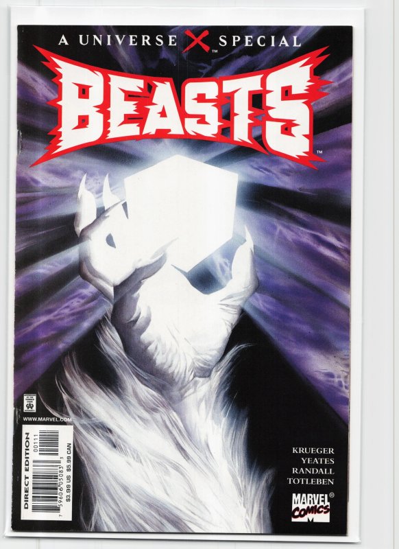 Universe X: Beasts (2001) (2001), raw, ungraded comic book — front cover