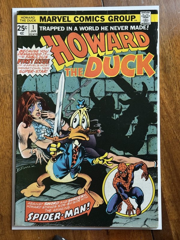 Howard the Duck #1 (Marvel Comics, 1979), raw comic book in FN 6.0 condition — front cover