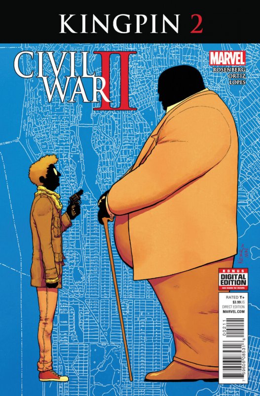 Civil War II: Kingpin #2 (2016), raw comic book in VF/NM condition — front cover