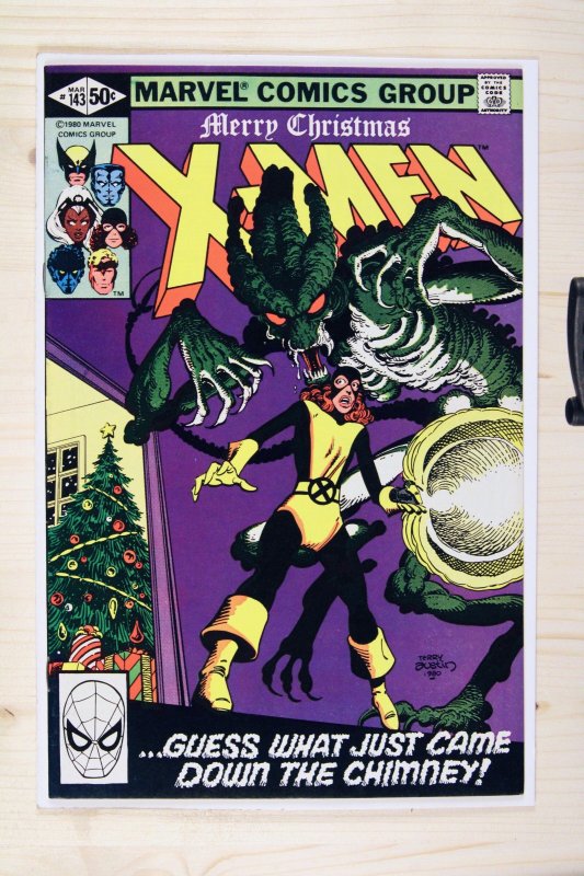 The Uncanny X-Men #143 (Marvel Comics, 1981), raw comic book in VF/NM 9.0 condition — front cover