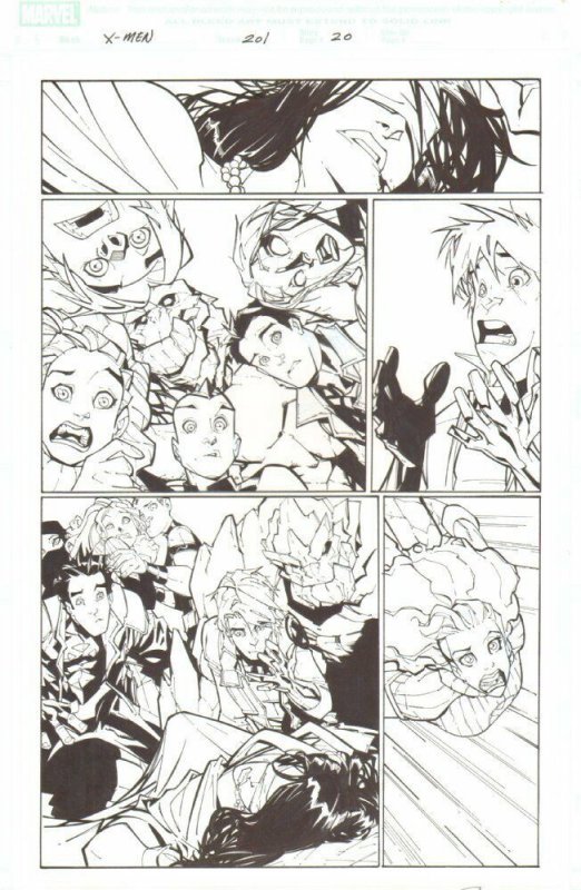 X-Men #201 (Marvel Comics, 2007), raw, ungraded comic book — front cover