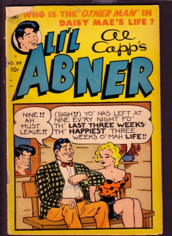 Li'l Abner #87 (Harvey Comics, 1952), raw, ungraded comic book — front cover