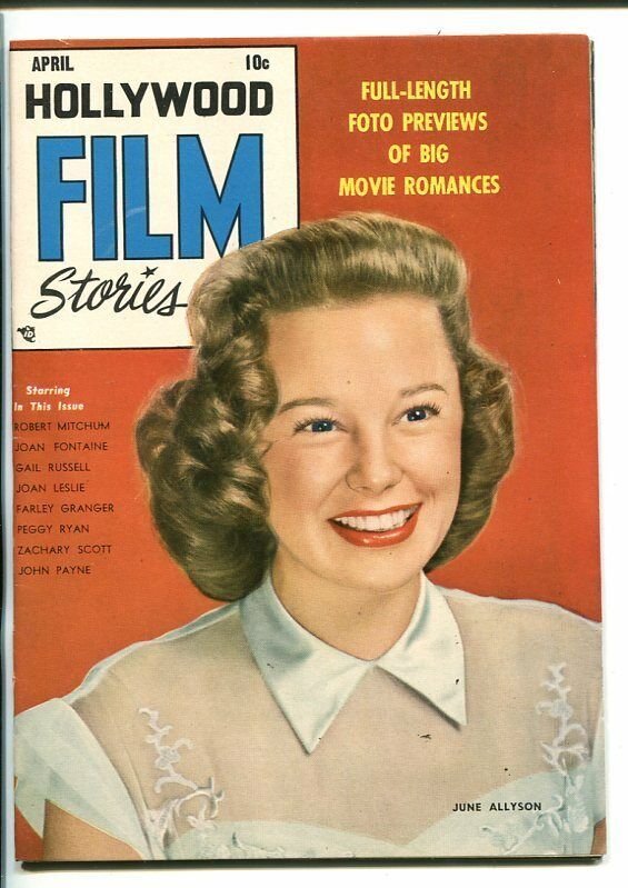 Hollywood Film Stories #1-1950-June Allyson-Southern States PEDIGREE-vf Minus, raw, ungraded comic book — front cover