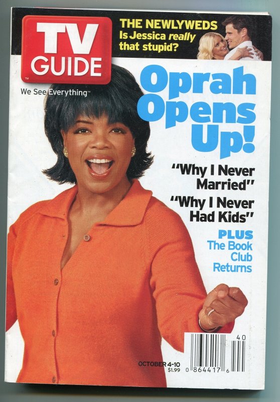 MAG: TV Guide-Oprah-New York Metropolitan Edition-OCT 2003-VG (2003), raw comic book in VG condition — front cover