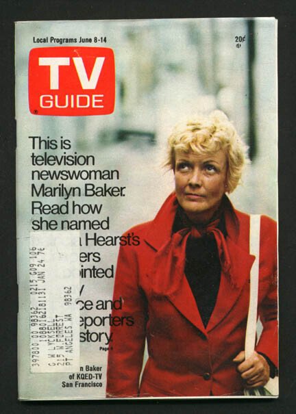 MAG: TV Guide June #8 (1974), raw, ungraded comic book — front cover