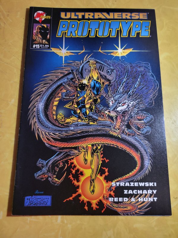 Prototype #15 (Malibu Comics, 1994), raw, ungraded comic book — front cover