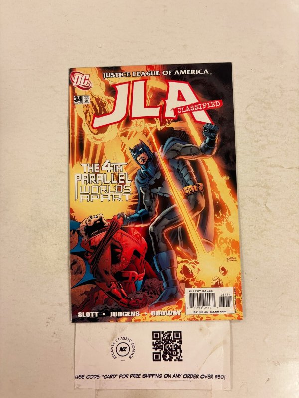 JLA Classified #34 (DC Comics, 2006), raw comic book in NM condition — front cover