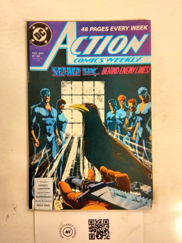 Action Comics Weekly #607 (DC Comics), raw comic book in NM condition — front cover