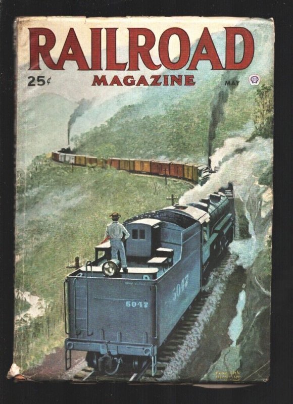 Pulp: Railroad Magazine 5/1946-Frederick Blakeslee Cover Art-Pulp Stories-ca..., raw, ungraded comic book — front cover