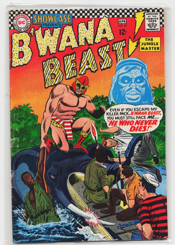 Showcase #67 (DC Comics, 1967), raw, ungraded comic book — front cover