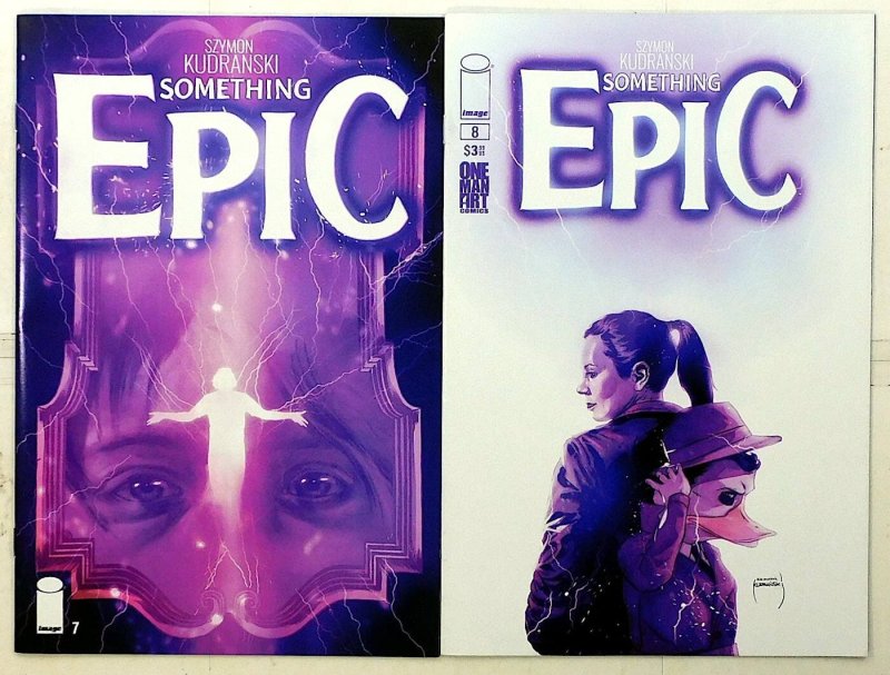 Something Epic Lot of 2 #7, 8 (2023) Image Comics 1st Print Comic Books (Image Comics, 2023), raw, ungraded comic book — front cover