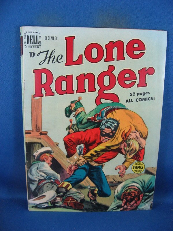 The Lone Ranger #18 (Dell, 1949), raw, ungraded comic book — front cover