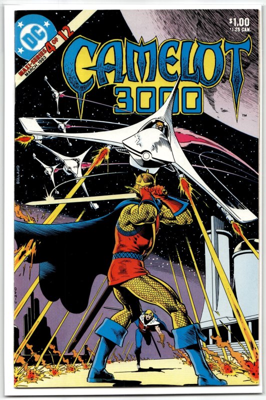 Camelot 3000 #4 (1983), raw, ungraded comic book — front cover