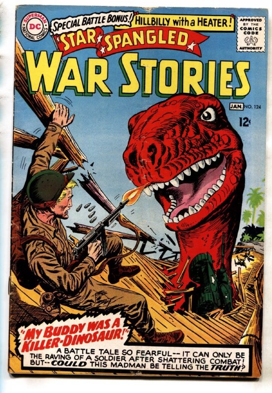 Star Spangled War Stories #124 (DC Comics, 1965), raw, ungraded comic book — front cover