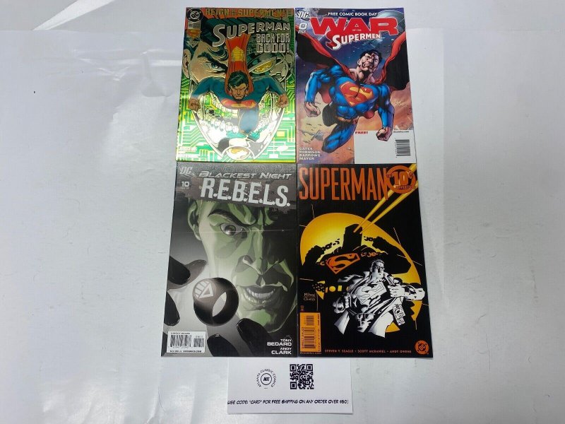 4 DC Comic Books Superman #82, raw, ungraded comic book — front cover