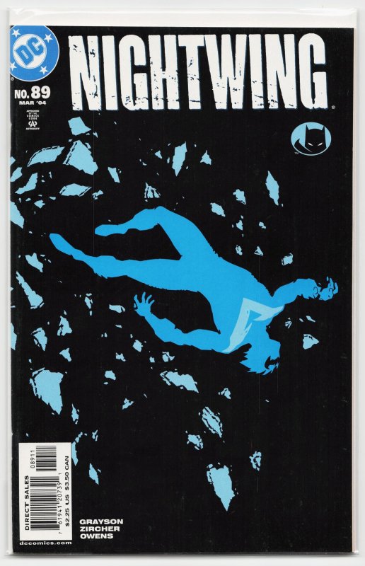 Nightwing #89 (DC Comics, 2004), raw, ungraded comic book — front cover