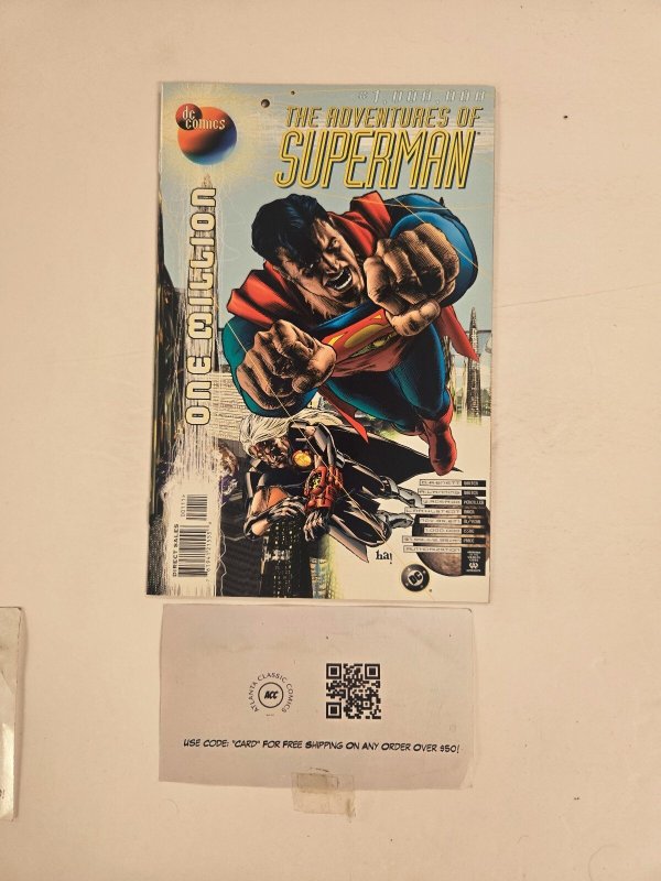 Adventures of Superman #1,000,000 NM DC Comic Books 10 HH132 (DC Comics), raw comic book in NM condition — front cover