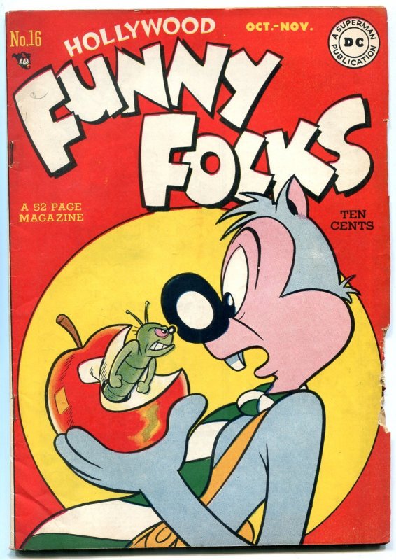 Funny Folks #16 (DC Comics, 1948), raw, ungraded comic book — front cover