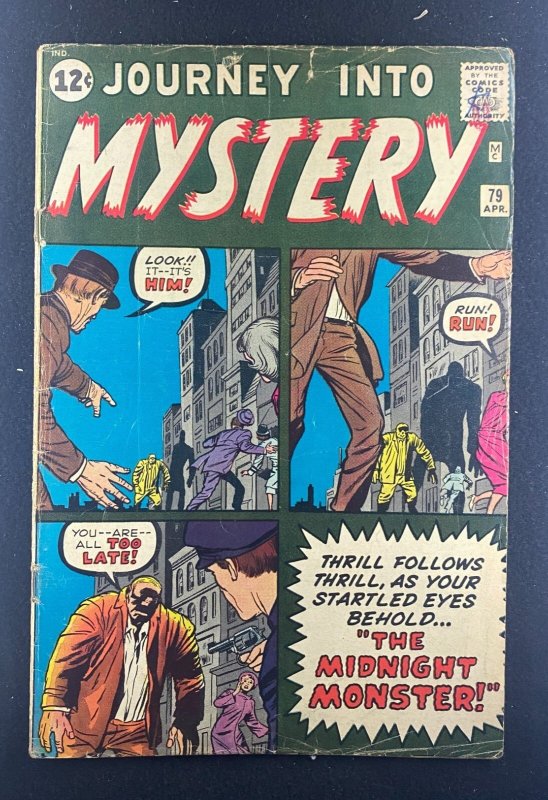 Journey into Mystery #79 (Marvel Comics, 1952), raw comic book in VG 4.0 condition — front cover