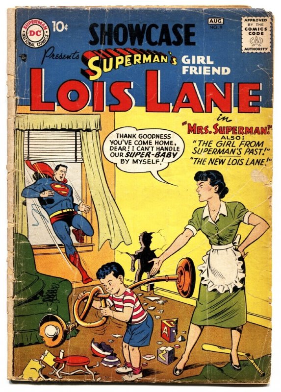 Showcase #9 (DC Comics, 1957), raw, ungraded comic book — front cover