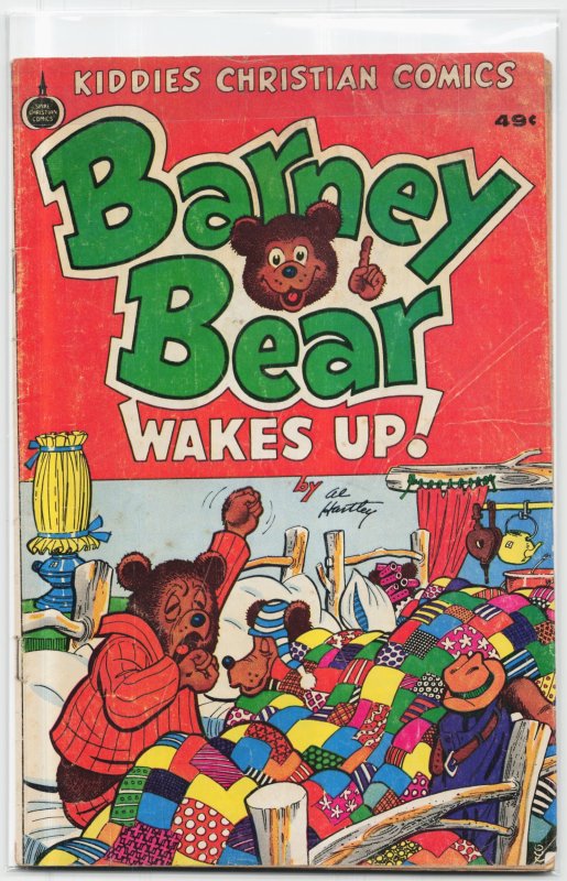 Barney Bear Wakes Up (1977) Barney Bear (1977), raw, ungraded comic book — front cover