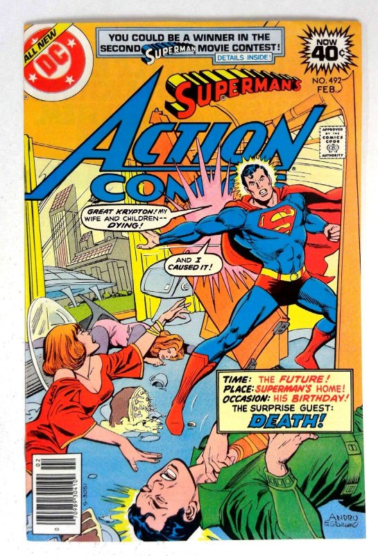 Action #492 (DC Comics, 1979), raw comic book in NM- condition — front cover