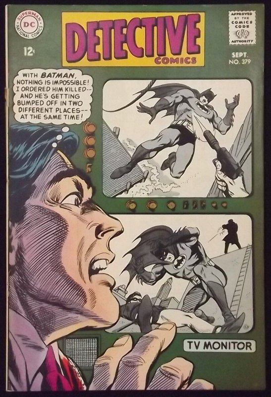 Detective Comics #379 (DC Comics), raw comic book in FN condition — front cover