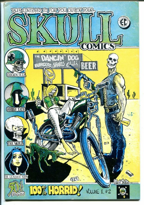 Skull #2 (1970), raw comic book in FN+ condition — front cover