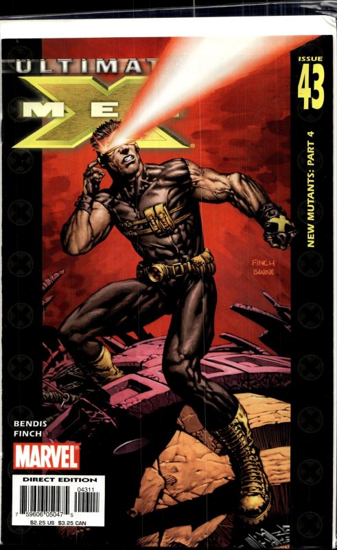 Ultimate X-Men #42 (Marvel Comics, 2004), raw, ungraded comic book — front cover