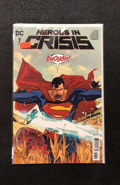Heroes in Crisis #7 (2019), raw, ungraded comic book — front cover