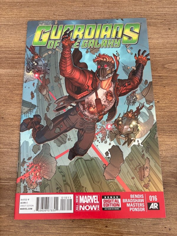 Lot of 5 Guardians of the Galaxy Marvel Comic Books #16 17 18 19 NM 7 J482, raw comic book in NM condition — front cover