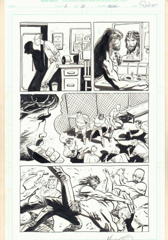 Damned #2 (1995), raw, ungraded comic book — front cover