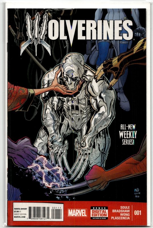 Wolverines #12 (Marvel Comics, 2015), raw, ungraded comic book — front cover