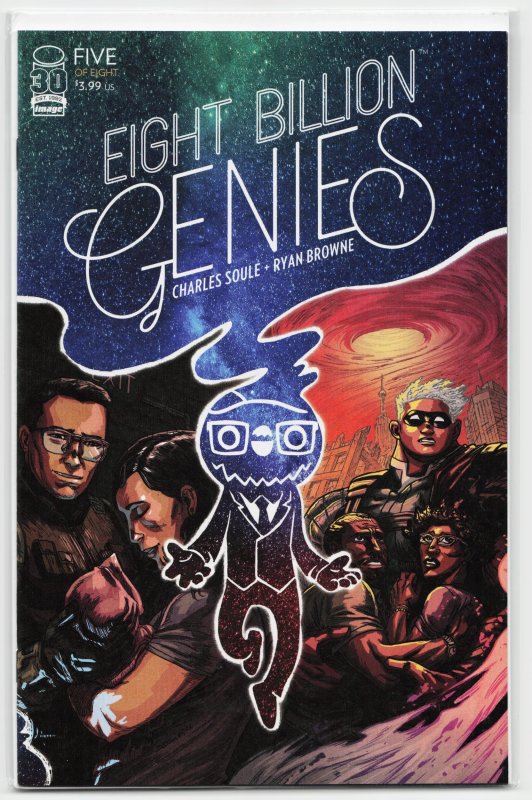 Eight Billion Genies #5 (Image Comics, 2022), raw, ungraded comic book — front cover