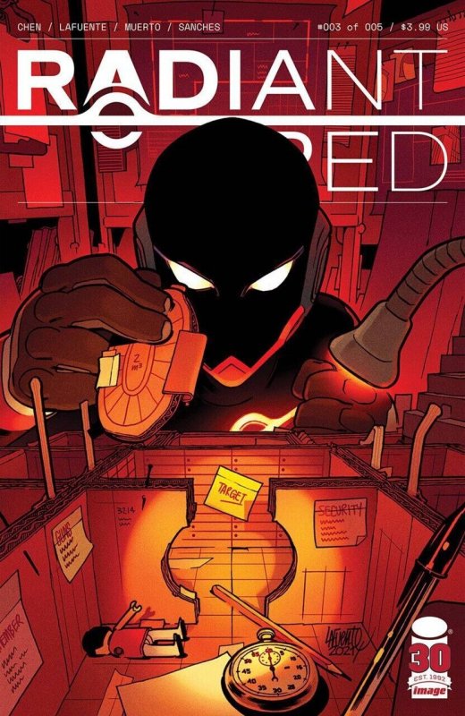 Radiant Red #3 (Image Comics, 2022), raw comic book in NM condition — front cover