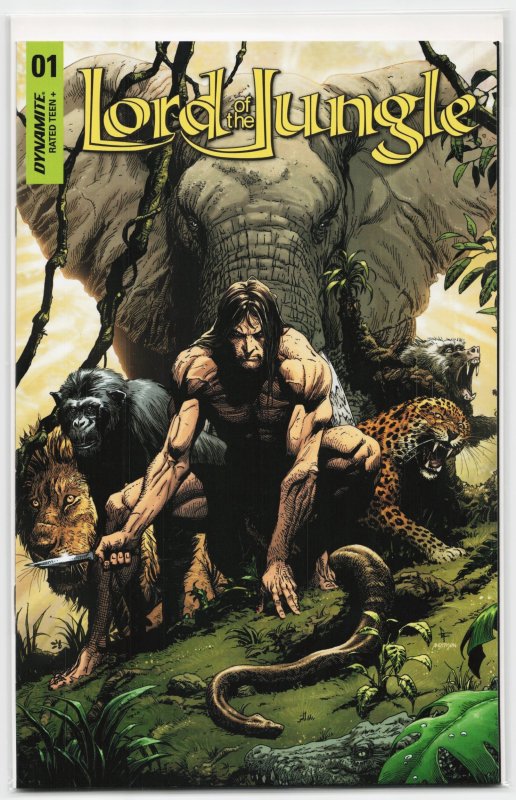 Lord of the Jungle #1 (Dynamite Entertainment, 2022), raw, ungraded comic book — front cover