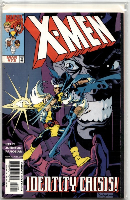 X-Men #73 (Marvel Comics, 1998), raw, ungraded comic book — front cover