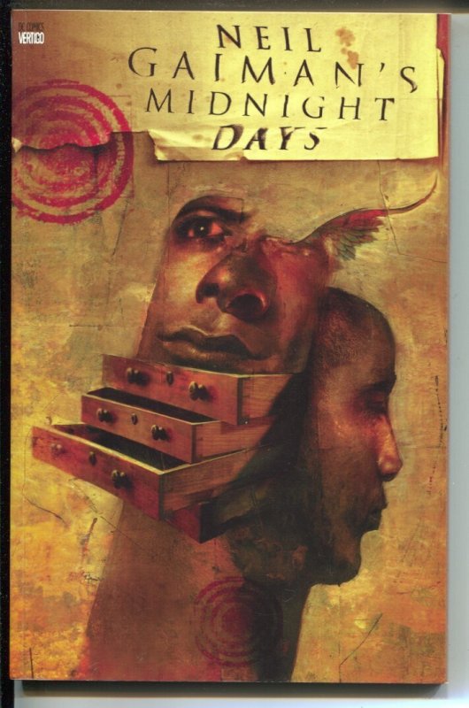 Sandman: Midnight Days-Neil Gaiman-1999-PB-VG/FN, raw comic book in VG/FN condition — front cover
