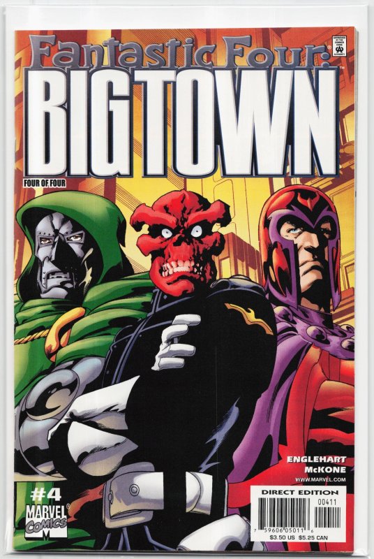 Big Town #4 (2001), raw, ungraded comic book — front cover