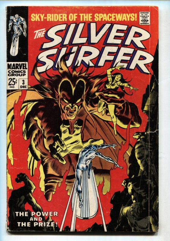 Silver Surfer #3 - 1968 - Marvel - VG- - Comic Book (Marvel Comics, 1968), raw comic book in VG- condition — front cover