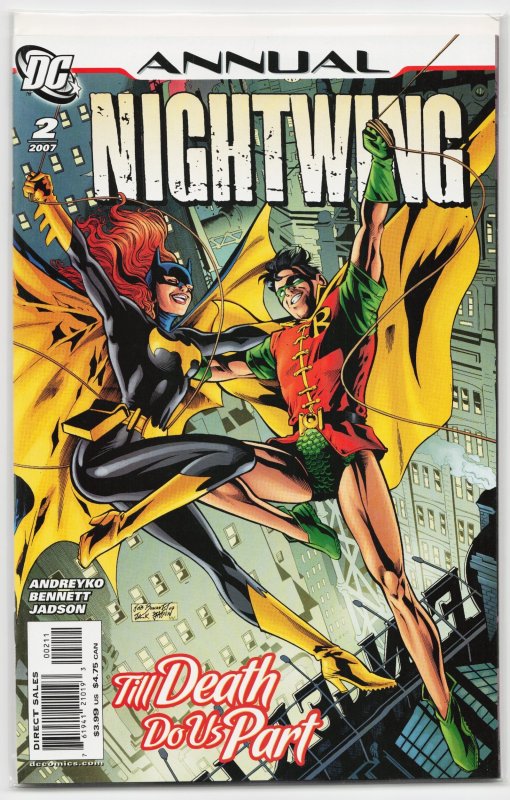 Nightwing Annual #2 (DC Comics, 2007), raw, ungraded comic book — front cover