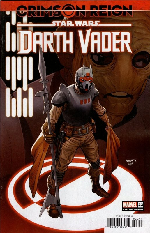 Star Wars: Darth Vader #22 (2020), raw comic book in VF/NM condition — front cover