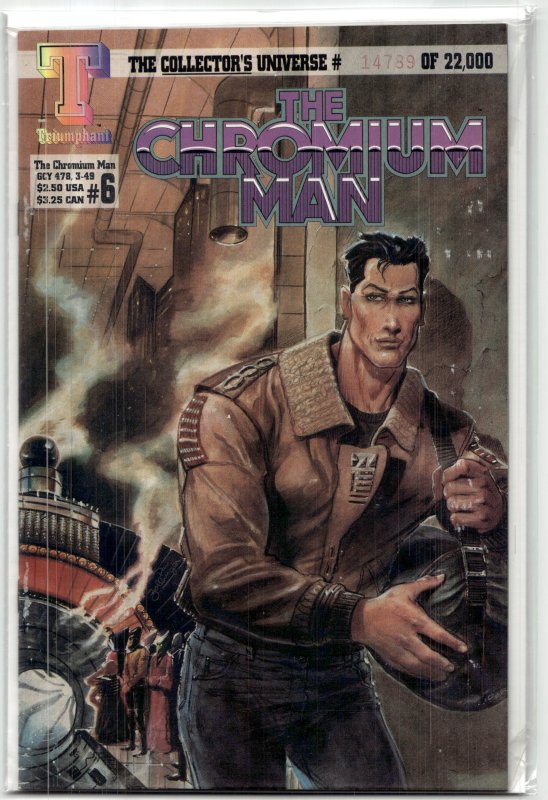 The Chromium Man #6 (1994), raw, ungraded comic book — front cover