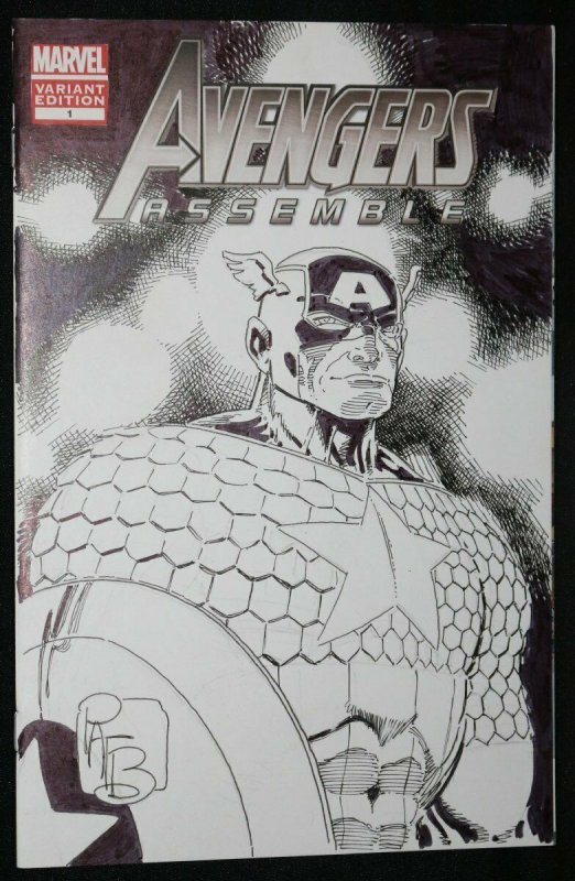 Avengers Assemble #1 (Marvel Comics), raw, ungraded comic book — front cover