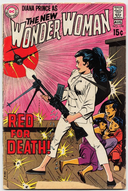 Wonder Woman #189 (DC Comics, 1970), raw, ungraded comic book — front cover