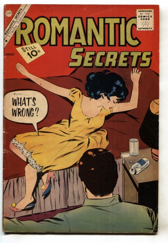 Romantic Secrets #34 (Charlton Comics, 1961), raw, ungraded comic book — front cover