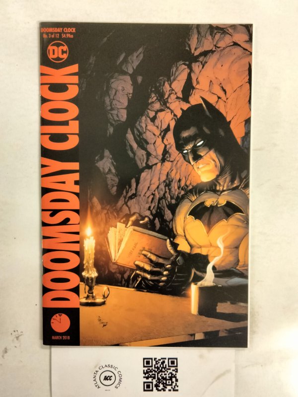 Doomsday Clock #3 (DC Comics, 2018), raw comic book in NM condition — front cover