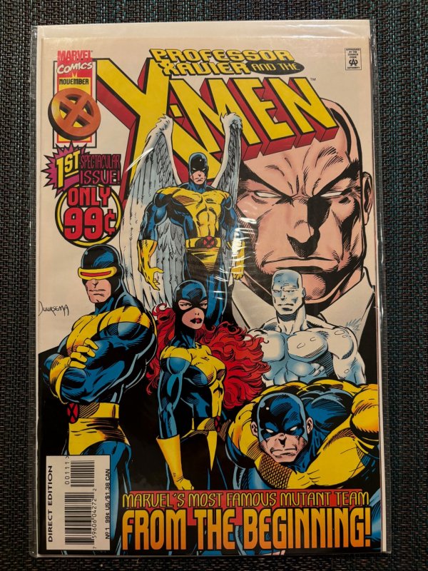 Professor Xavier and the X-Men #1 (1995), raw, ungraded comic book — front cover