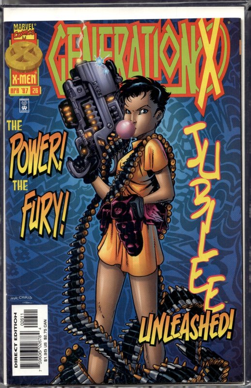 Generation X #26 (Marvel Comics, 1997), raw, ungraded comic book — front cover