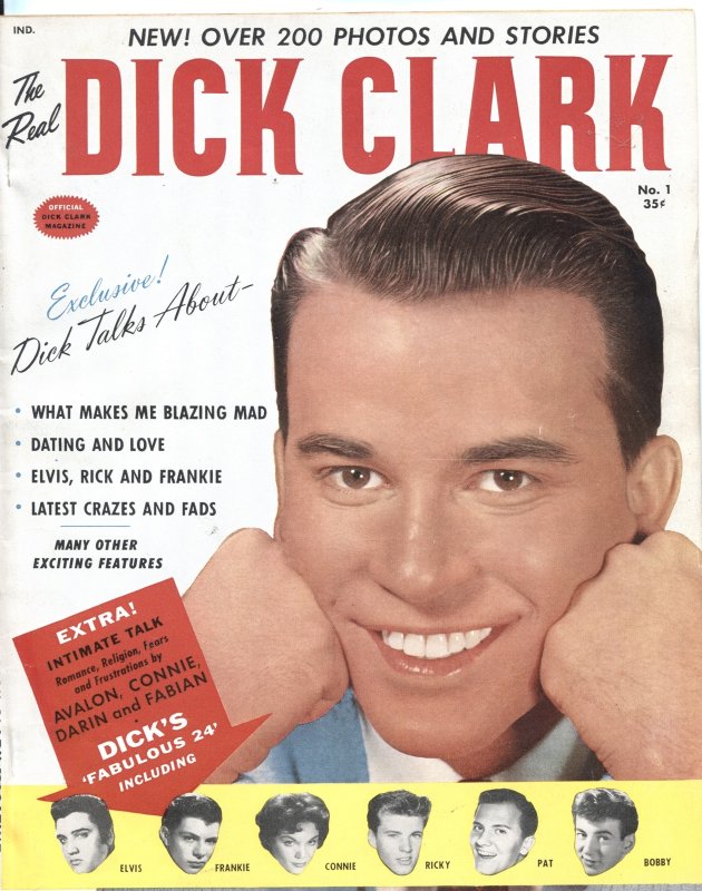 Mag: Real Gick Clark #1-1959-Elvis-Annette-Rick Nelson-Frankie Avalon-America..., raw, ungraded comic book — front cover